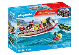 71464 Gommone Dei Pompieri PLAYMOBIL