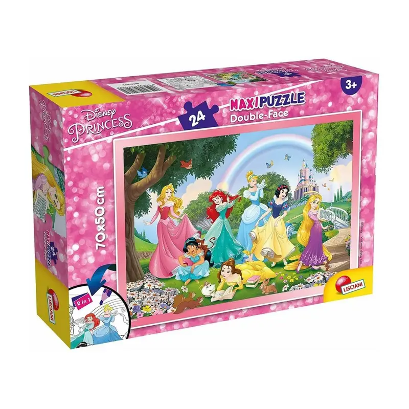 74082 Lisciani - Principesse Disney - Puzzle Maxi Floor - 24 pezzi