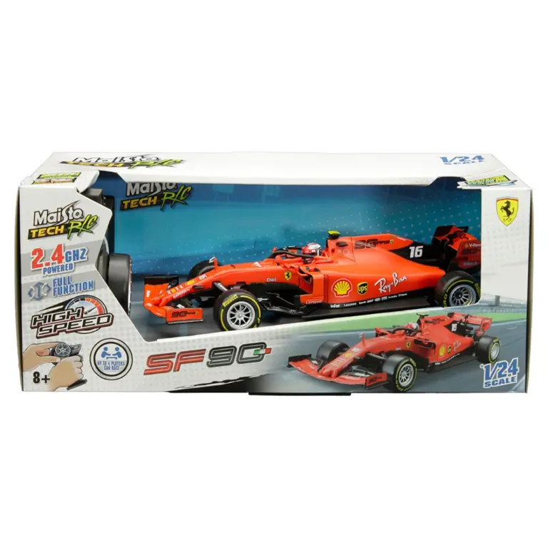 82353 Bburago Maisto Tech - Ferrari SF90 #16 Leclerc R/C 1