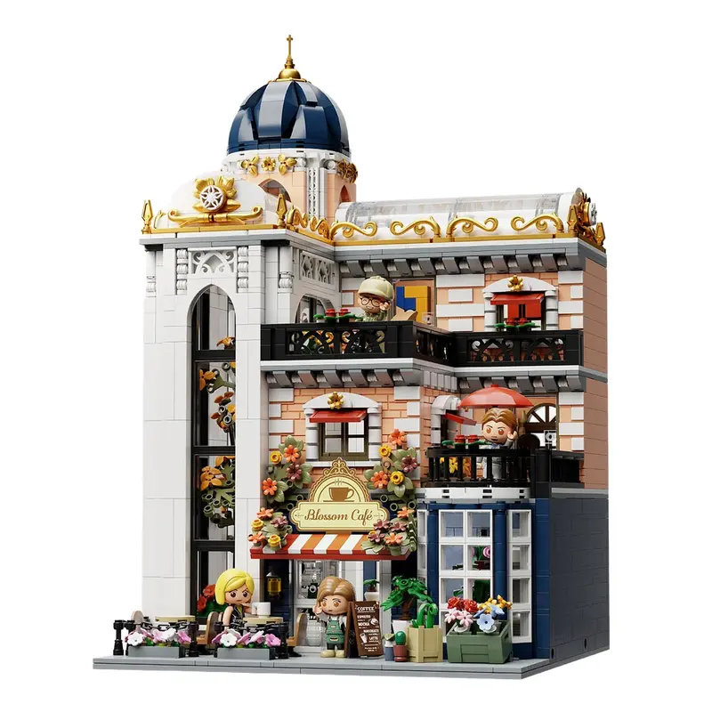 85032 PANTASY mattoncini collezione Edifici modulari la Caffetteria con serra