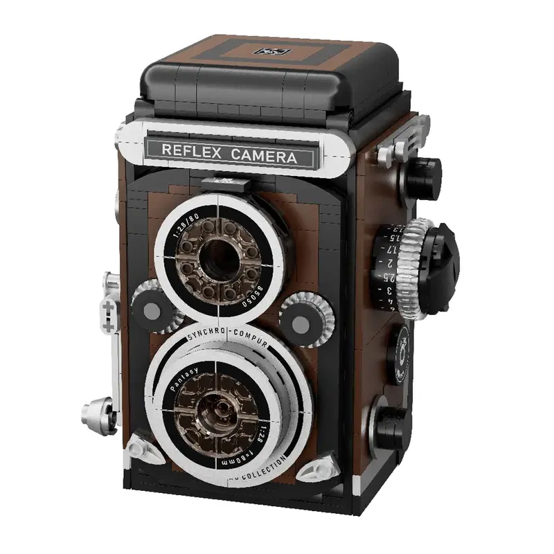 85050 PANTASY mattoncini collezione Retrò Fotocamera Reflex a Doppia Lente