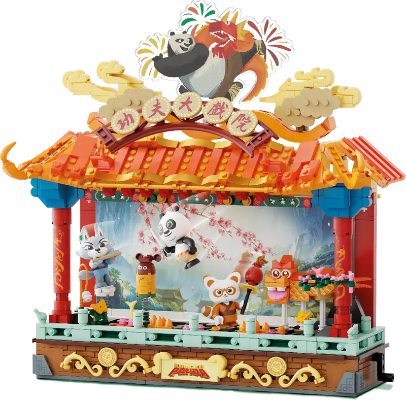 86514 Pantasy Kung Fu Panda Tempio Kung Fu Set Costruzioni da Collezione