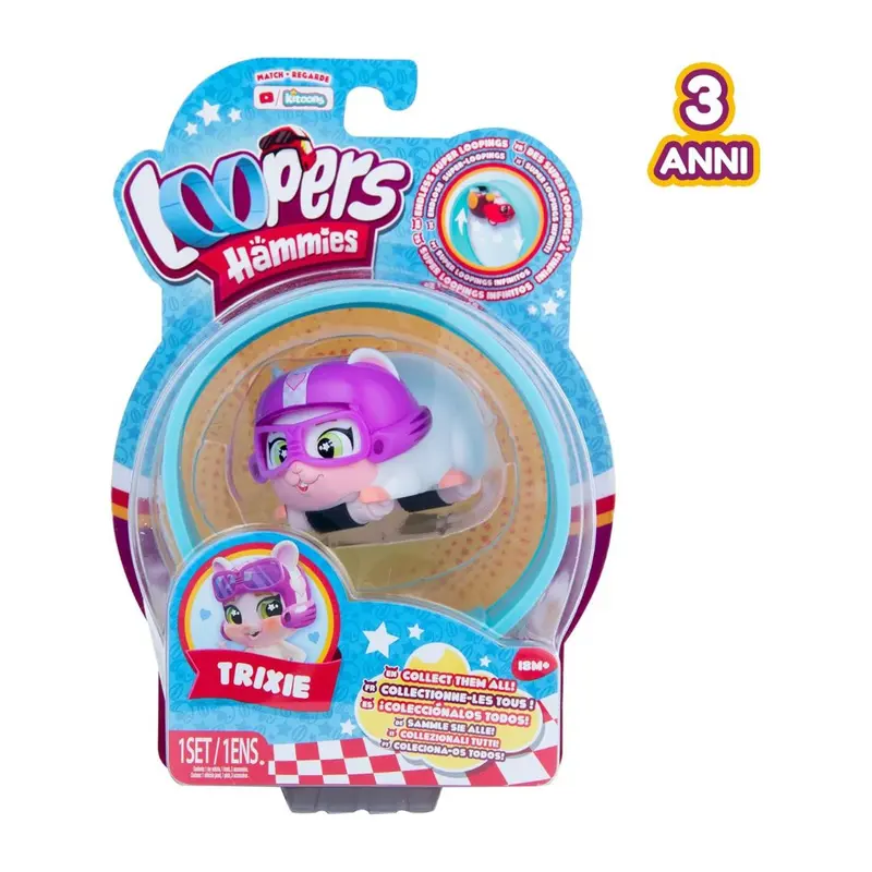87729 IMC Loopers Hammies Starter Set , criceto interattivo a scelta 3+