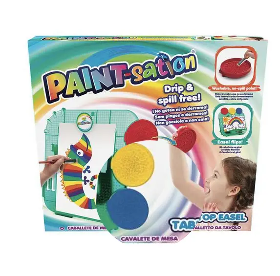 920867.004 Goliath - PAINT SATION - TABLE TOP EASEL - CAVALLETTo kit pittura