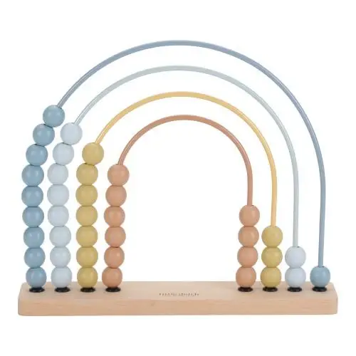 Abaco Blu Arcobaleno in Legno Forest Friends - Rainbow Abacus Blue Forest Friends (LD7238)