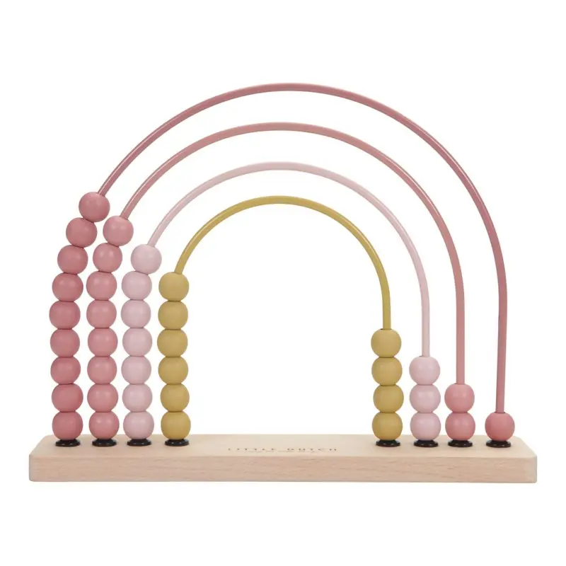 Abaco Rosa Arcobaleno - Rainbow Abacus Pink