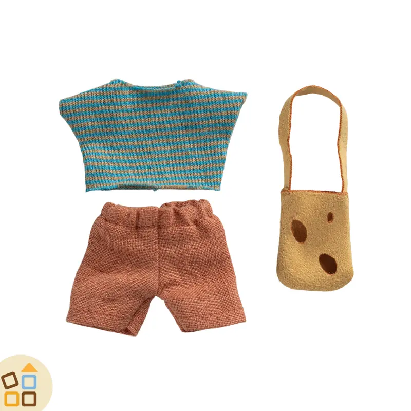 ABITI TOPO LIT BRO, PANTALONI CON MAGLIA E BORSA