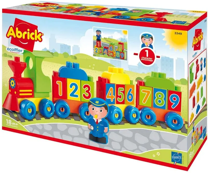 Abrick Treno Costruzioni Numeri e Lettere +18Mesi