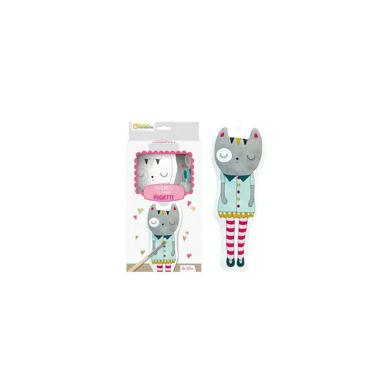 AC-DÉCO Huguette Le Chat - Set Animali da Dipingere