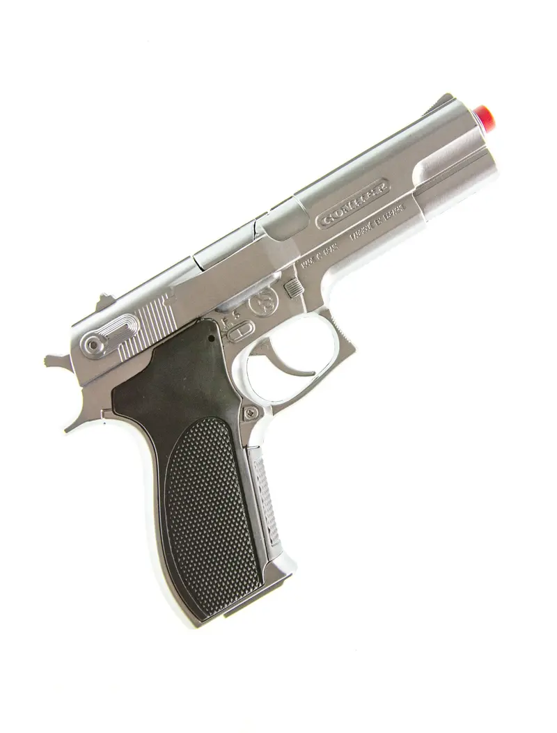 Accessorio per costume pistola da poliziotto Smith & W. 8 colpi colore