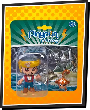ACN12000-2 - Action Heroes pirata con scimmia