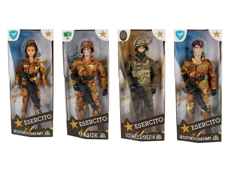 Action Figures Esercito Italiano, Personaggi da Collezione 30cm