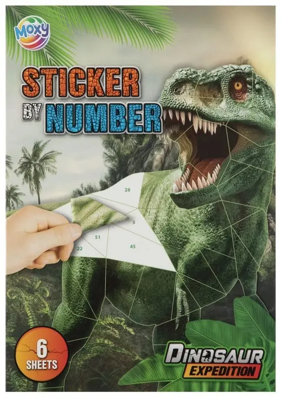 Adesivi Puzzle con Numeri, set per Realizzare un Puzzle con gli Sticker da attaccare passo passo + 5 Anni