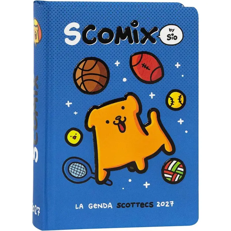 Agenda 16 Mesi Scomix by Sio Blu 2026/2027 – Diario Scuola Medium