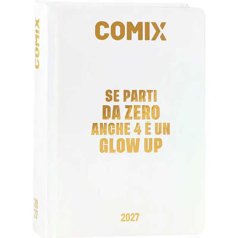 Agenda Comix 16 Mesi Mini Holo White 2026/2027