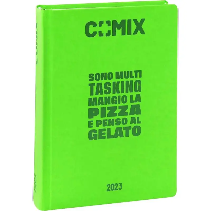 AGENDA COMIX 16 MESI verde fluo