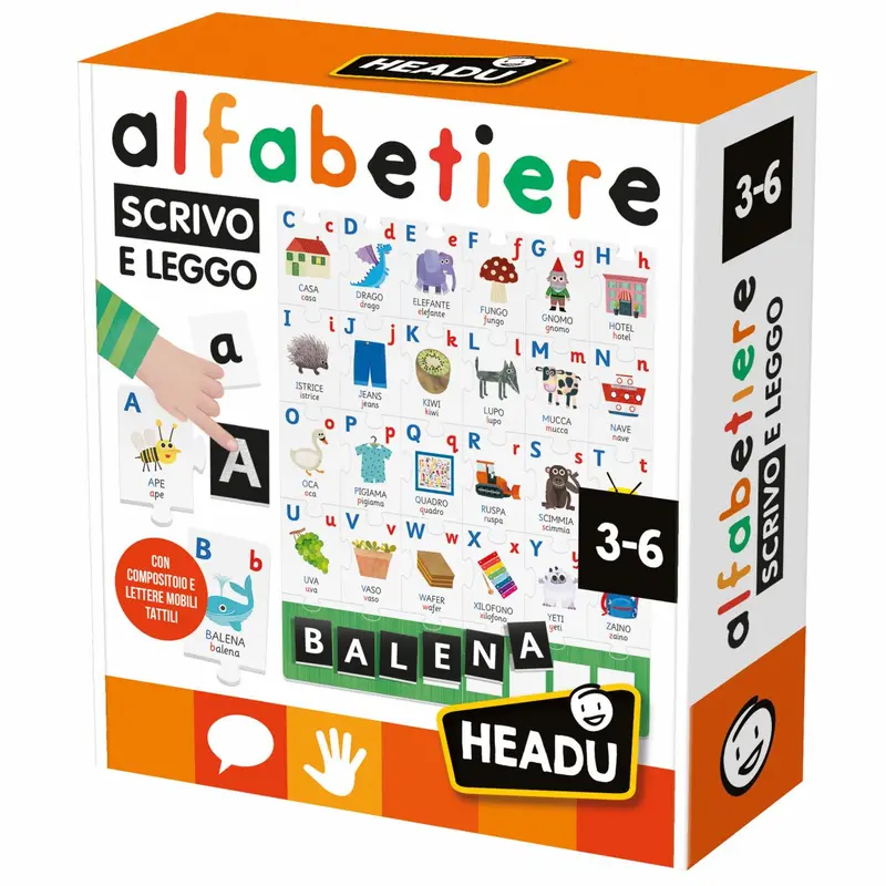 Alfabetiere Tattile Scrivo e Leggo