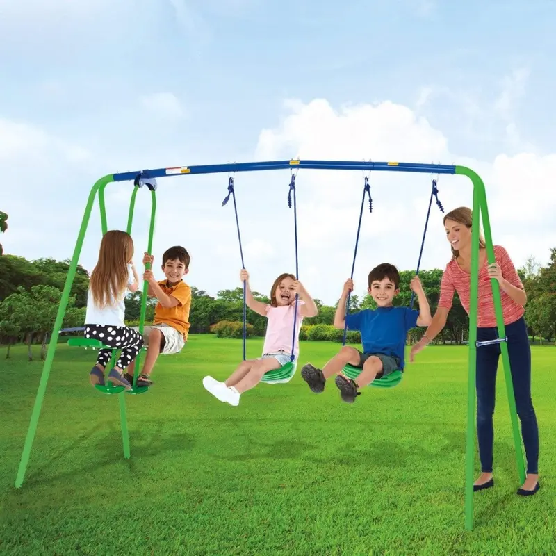 Altalena Per Bambini con doppio Sedile e Dondolo