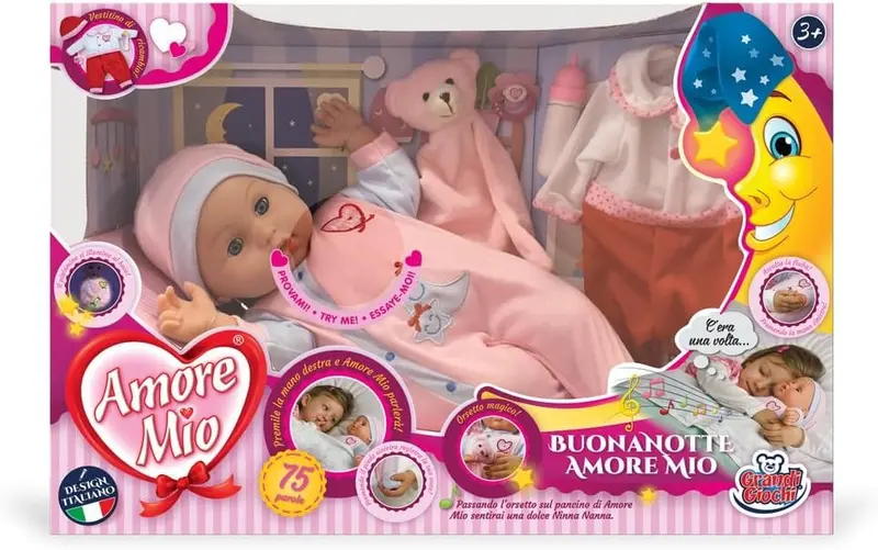 Amore Mio Buonanotte, Bambola Interattiva Grandi Giochi