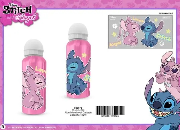 Angel Borraccia in Alluminio Stitch 520ml