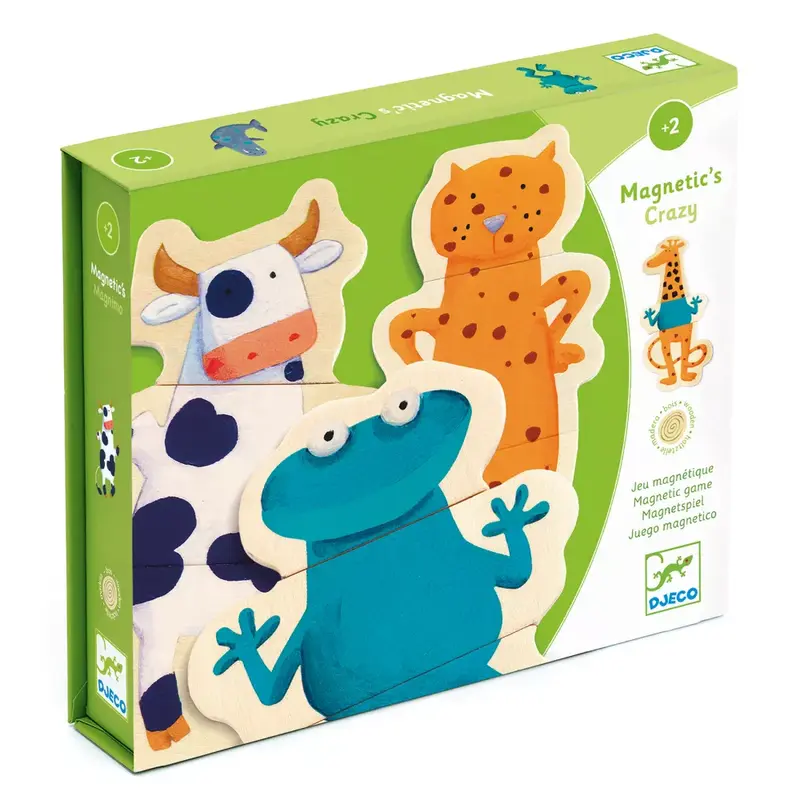 Animali Magnetici in Legno Crazy Djeco