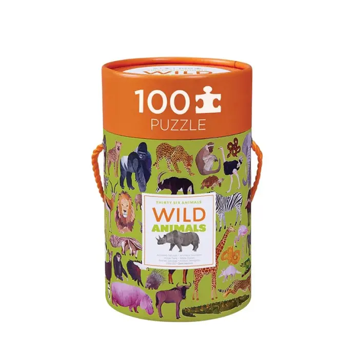 Animali selvaggi - Puzzle 100 pz