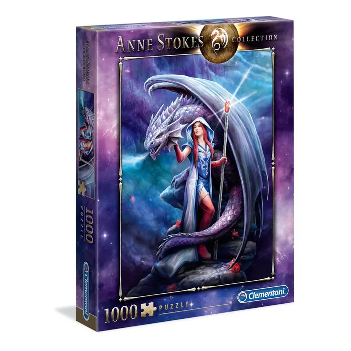 Anne Stokes - Dragon Mage - Puzzle 1000 Pezzi Clementoni