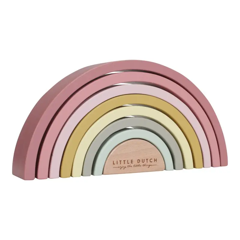 Arcobaleno Rosa in Legno - Wooden Pink Rainbow