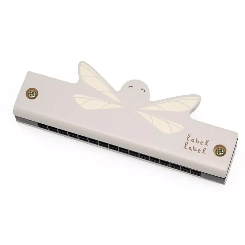 Armonica in Legno per Bambini Label Label