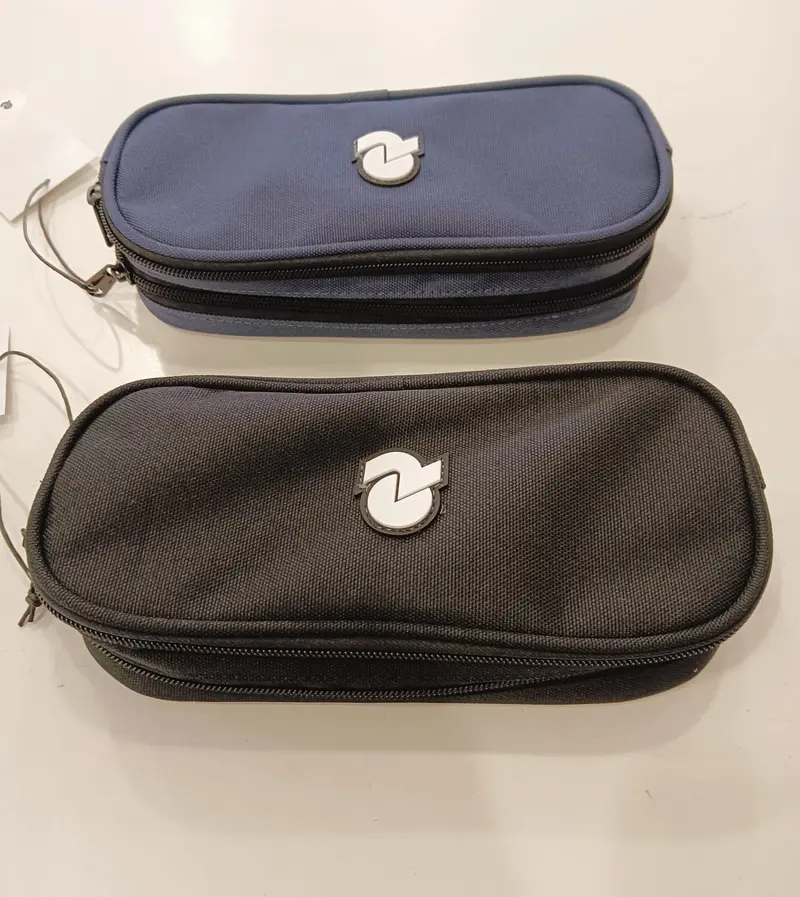 Astuccio 2 Zip Pencil Bag Plain Invicta