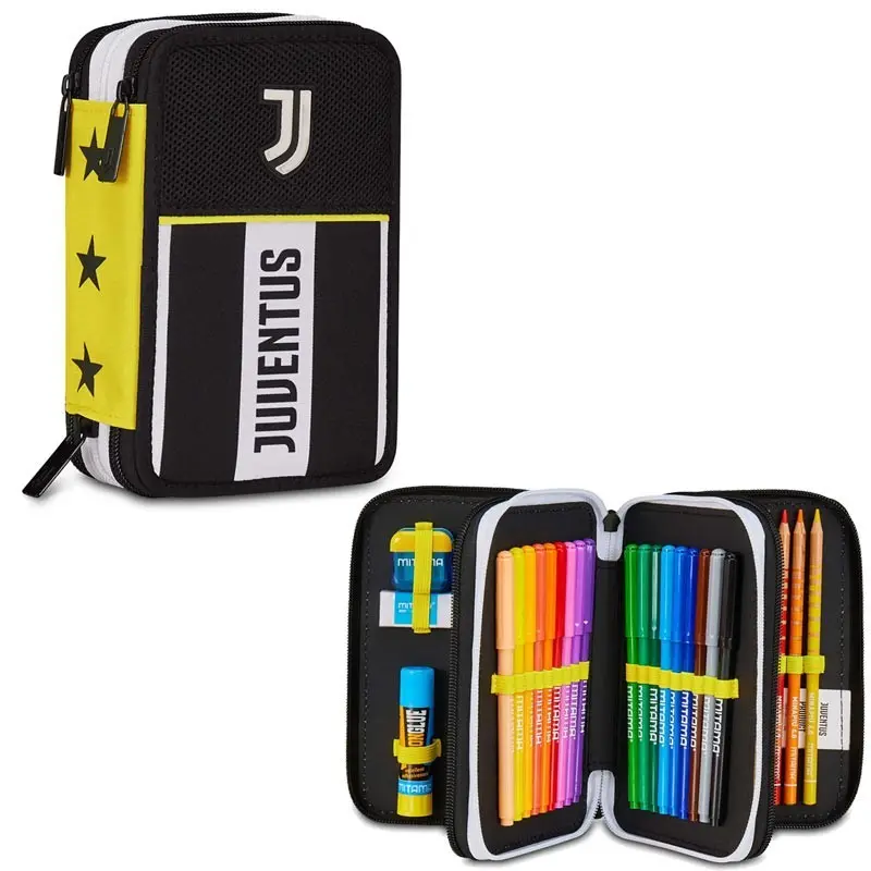 Astuccio 3 Zip Juventus Magic Goal