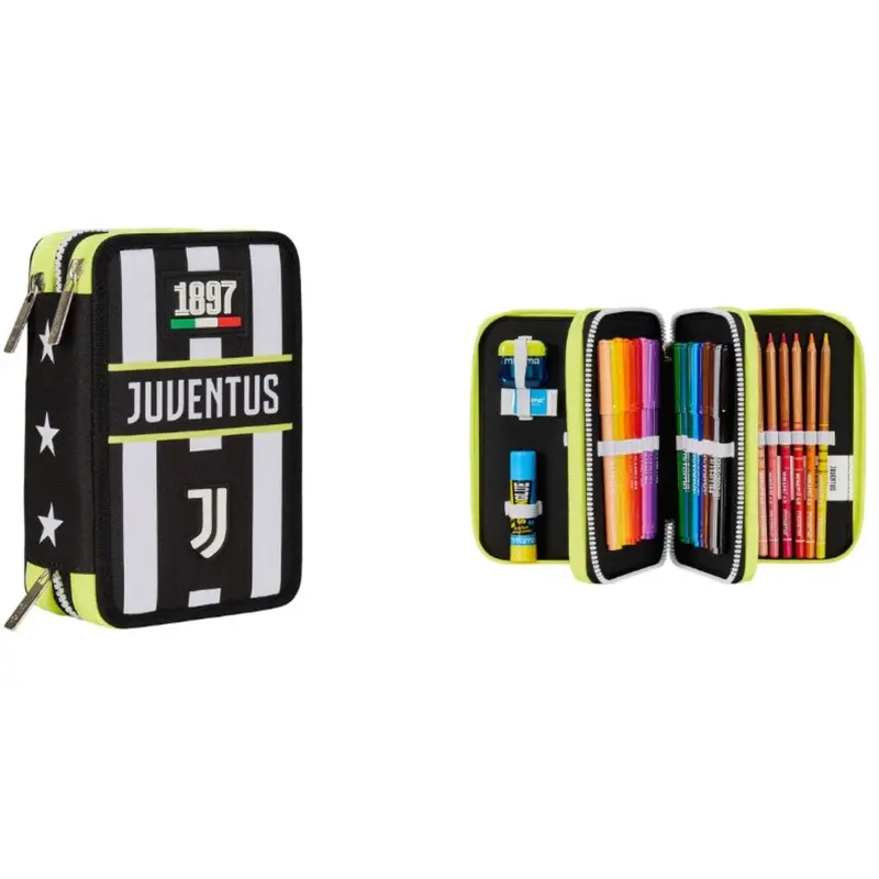 Astuccio 3 Zip Juventus Win Is