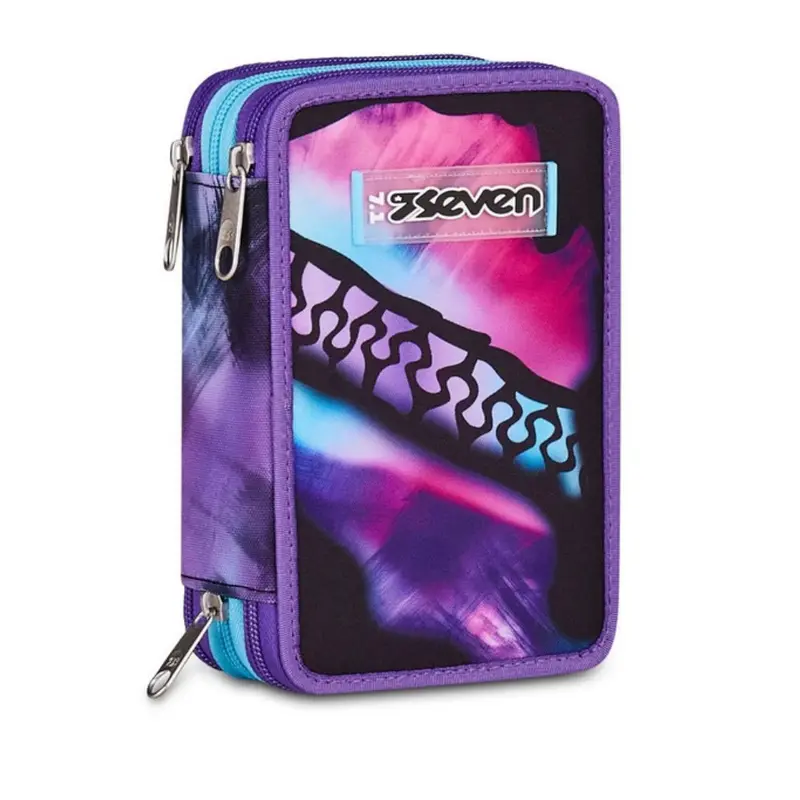 Astuccio 3 Zip Seven Pink Fusion 300102650-349