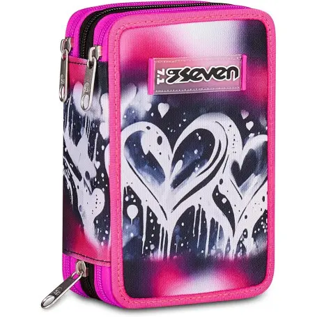 Astuccio 3 Zip Seven Plumpy Line Girl 300102658-899
