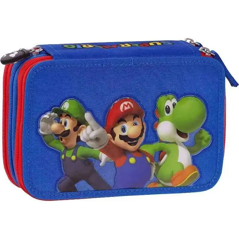 Astuccio 3 Zip Supermario