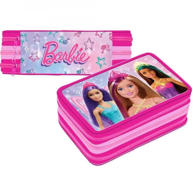 Astuccio Barbie 3 Scomparti 44 Pezzi