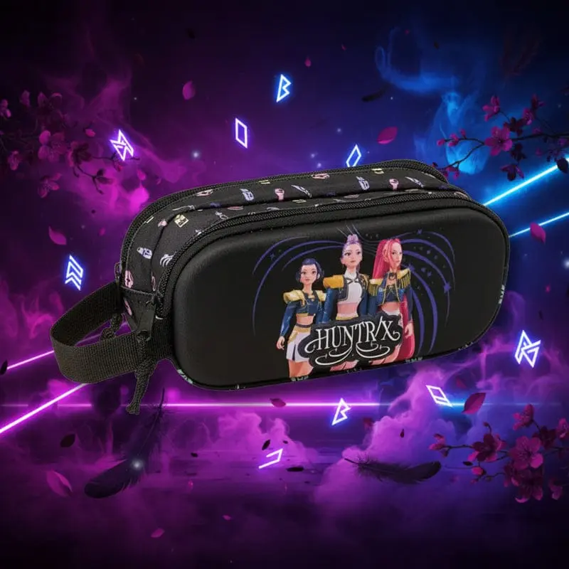 Astuccio Kpop Demon Hunters 3D Sound 2 Scomparti