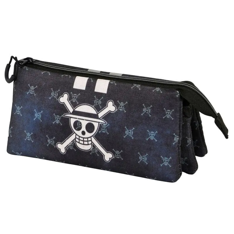 Astuccio One Piece 3 Zip, Portacolori per la scuola