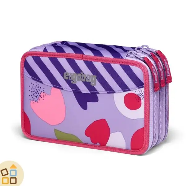 ASTUCCIO SCUOLA COMPLETO, MAXI FLOWER POW