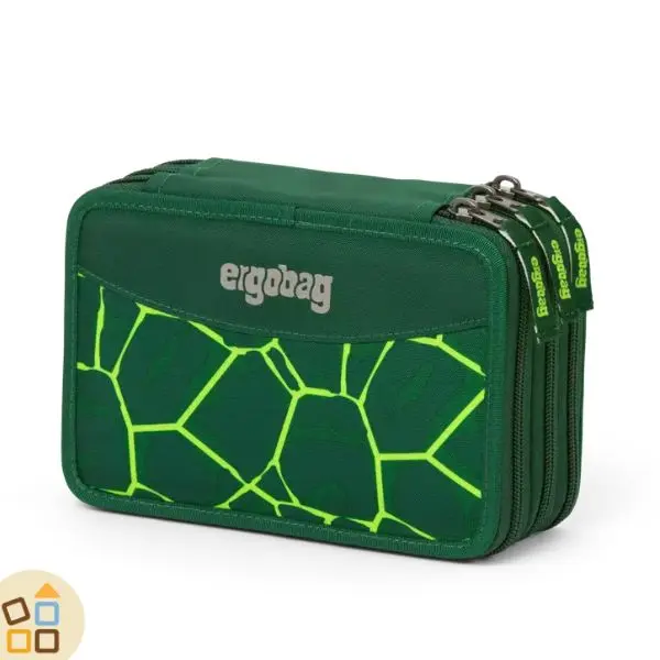 ASTUCCIO SCUOLA COMPLETO, VERDE DINO