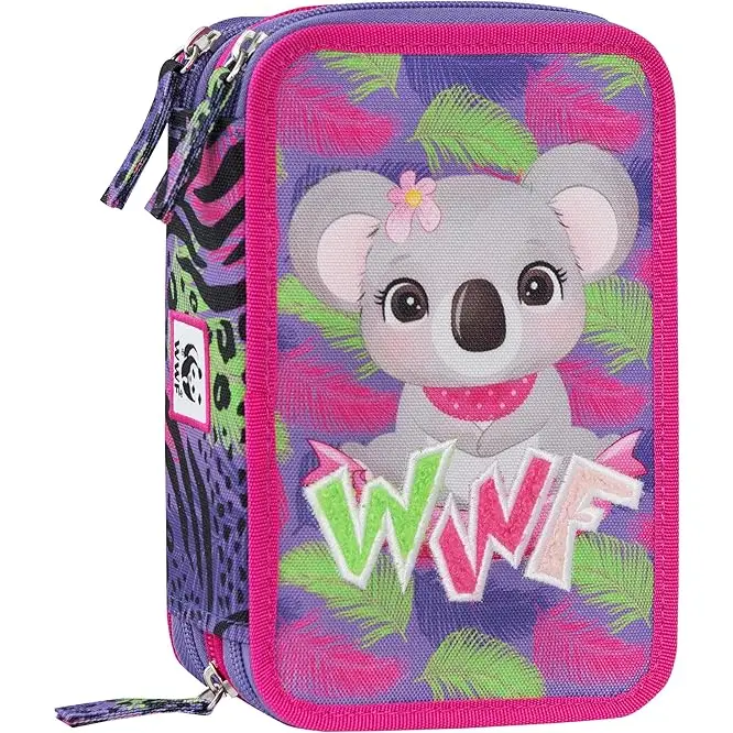 Astuccio Scuola wwf Koala 3 scomparti