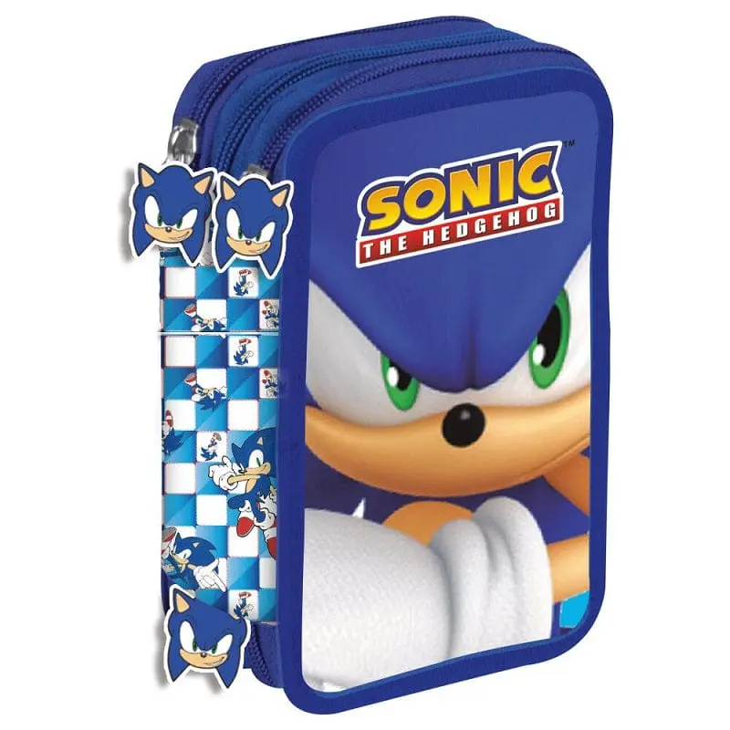 Astuccio Sonic Face 3 Zip che include 39 pezzi