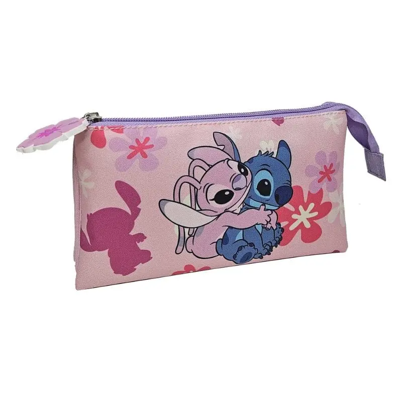 Astuccio Triplo Bustina Stitch e Angel