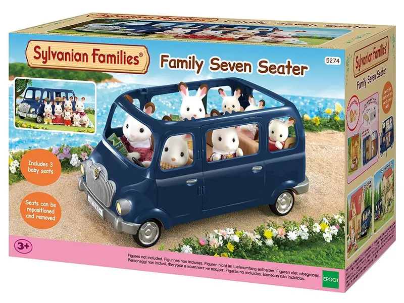 Auto 7 Posti blu Sylvanian familiea