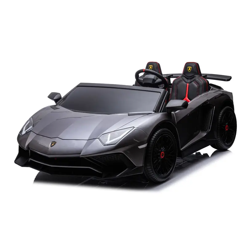 Auto Elettrica per Bambini Lamborghini Aventador SVJ Big 24V con Licenza Ufficiale Luci Led Suoni Realistici Mp3 Display Telecomando Cinture di Sicurezza