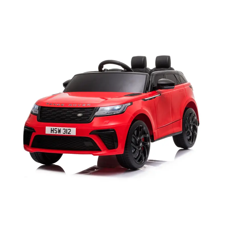 Auto Elettrica per Bambini Land Rover Velar 12V con Licenza Ufficiale Luci Led Suoni Realistici Telecomando Cinture di Sicurezza