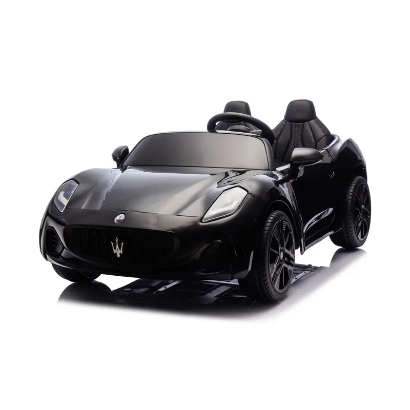 Auto Elettrica per Bambini Maserati Folgore 12V con Licenza Ufficiale Luci Led Suoni Realistici Mp3 Telecomando Cinture di Sicurezza