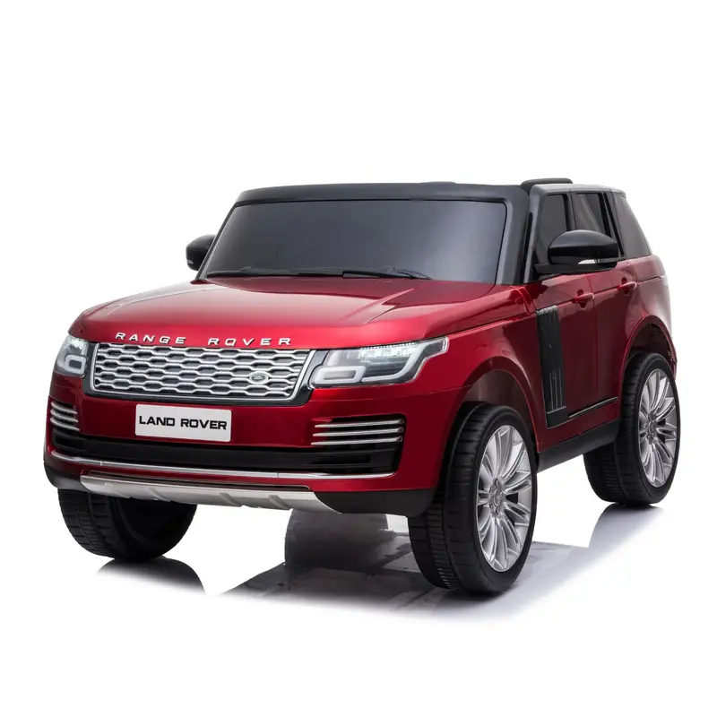 Auto Elettrica per Bambini Range Rover Verniciata 12V con Licenza Ufficiale Luci Led Suoni Realistici Telecomando Mp3 Bluetooth Cinture di Sicurezza