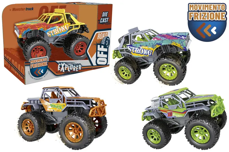 AUTO OFFROAD METALLO FRIZIONE 2ASS. 2 COL.