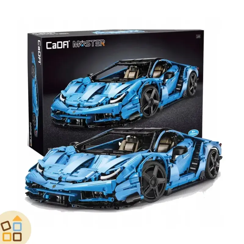 AUTO SUPER CAR AZZURRA (3842 PZ)